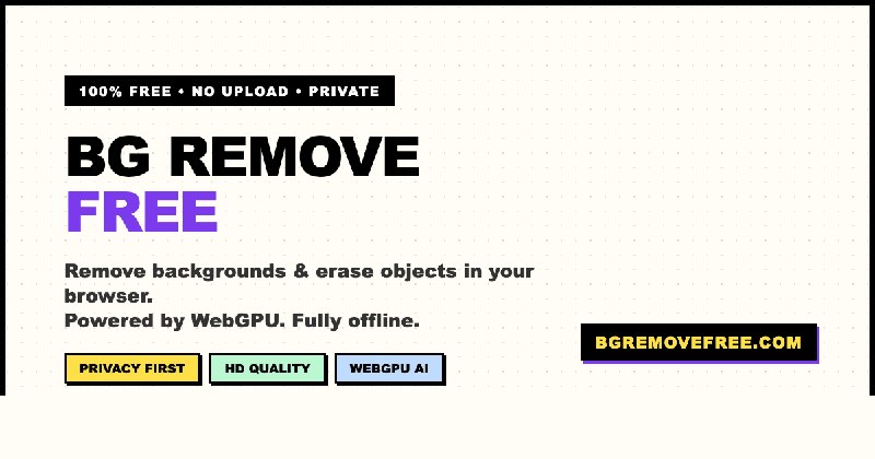Free Background Remover, Image Compressor & Passport Photo - Offline AI Tools