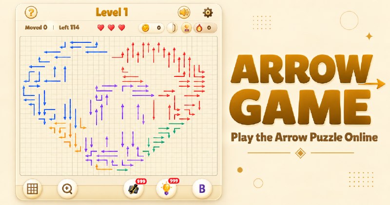 Play Arrow Game Online Free | Arrow Puzzle & Arrow Escape