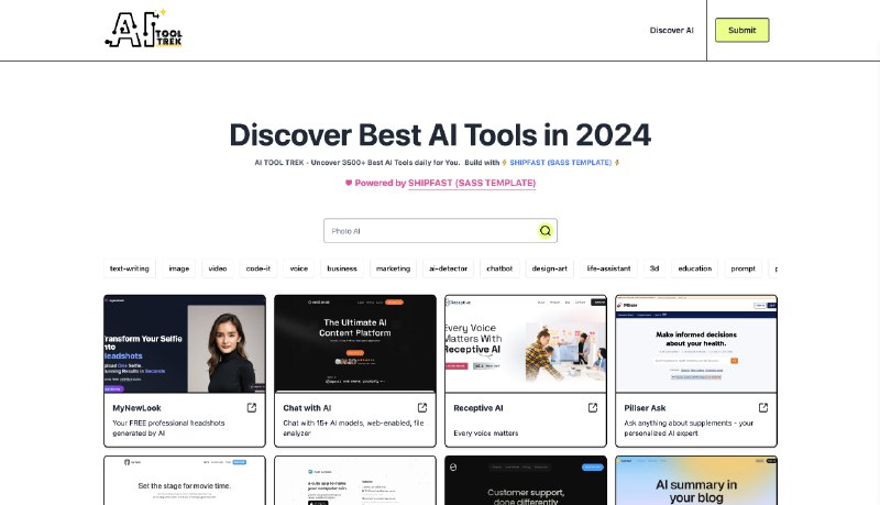 探索 AI Tool Trek – Jun 2025 年最全面的 AI 工具目录