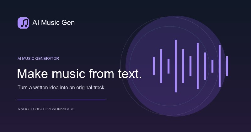 Free AI Music Generator from Text | AI Music Gen