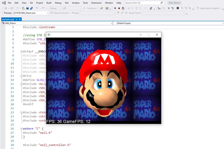 国外工程师 Neil 在 GitHub 上开源了任天堂 64 模拟器（N64）：N64Wasm