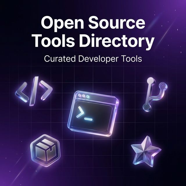 Open Source Tools Directory | Curated Developer Tools