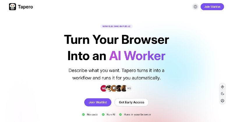 Tapero — 你的 AI 网页助手
