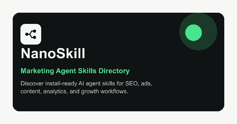 Claude Skills for Marketing, SEO, Ads & Growth | NanoSkill