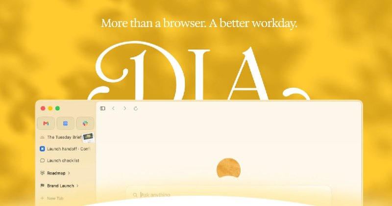 Dia | A browser you won't dread opening