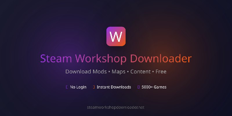 Steam Workshop Downloader - Free Workshop Downloads