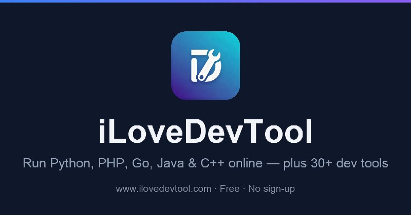 iLoveDevTool - 在线时间戳转换、文本对比与格式转换工具