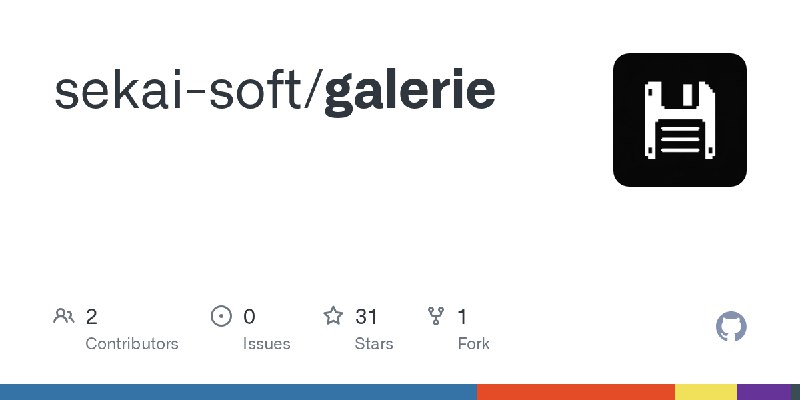 GitHub - sekai-soft/galerie