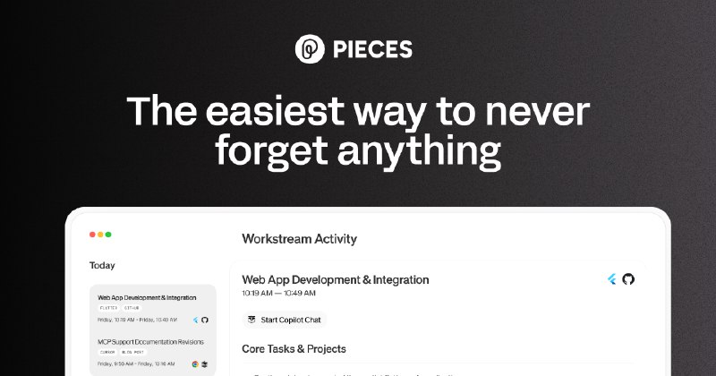 Pieces | Infinite Artificial Memory for your Digital Workers and Agents