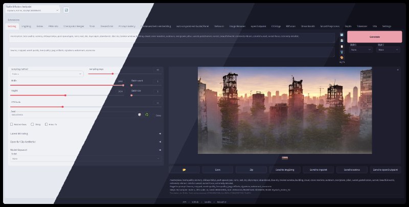 #AI #StableDiffusionStable Diffusion web UI主题-舒缓的柔和主题项目地址：