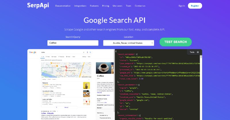 SerpApi: Google Search API