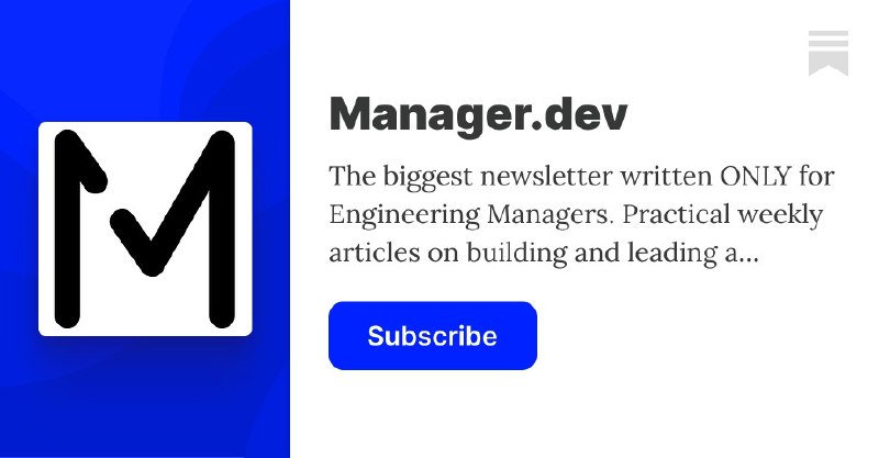 Manager.dev | Anton Zaides | Substack
