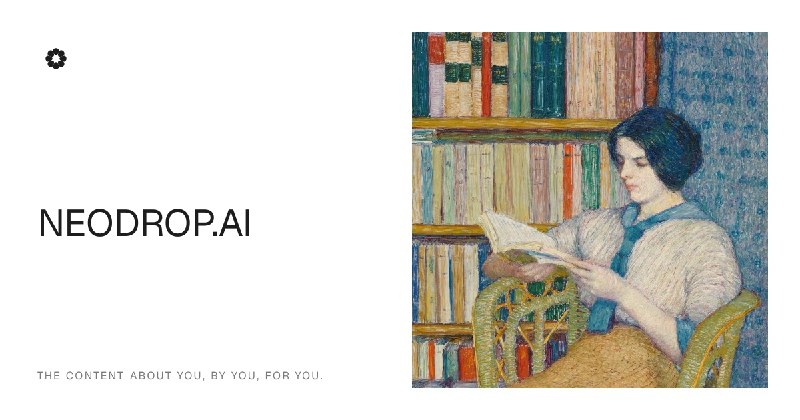 neodrop.ai: The content about you, by you, for you