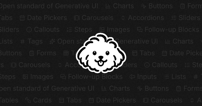 OpenUI - The Open Standard for Generative UI