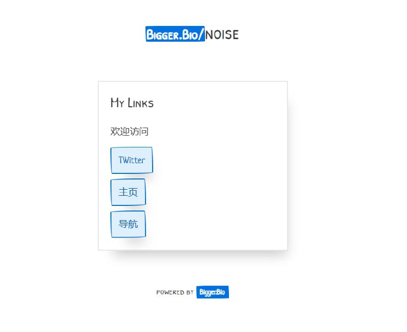 #社交页 #网址 #网站bigger个性化的社交媒体页使用bigger可将你注册的二级名字生成带有自由添加社交链接的媒体页面你也可以将链接添加到 TikTok、Instagram 和所有社交媒体个人资料简介中使用访问：