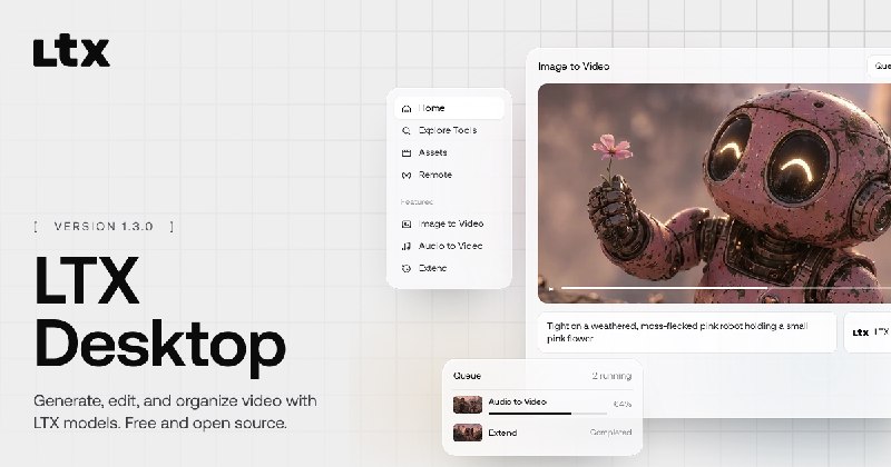 LTX Desktop — Free, Open-Source Local AI Video Suite | LTX