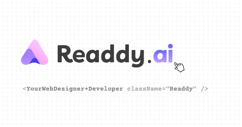 Readdy: Build websites that stand out | AI Website Builder