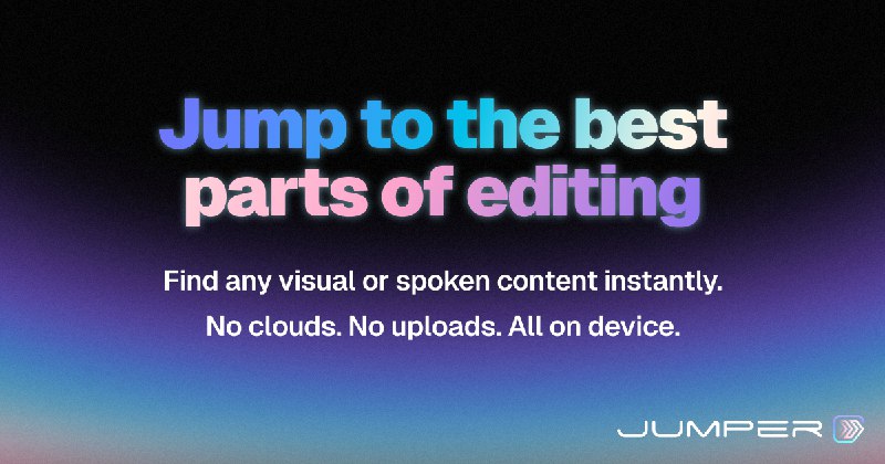 Jumper: AI Video Search for Video Editors