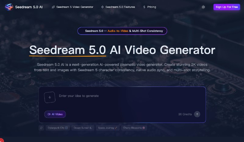 Seedream 5.0 | AI 图片生成器