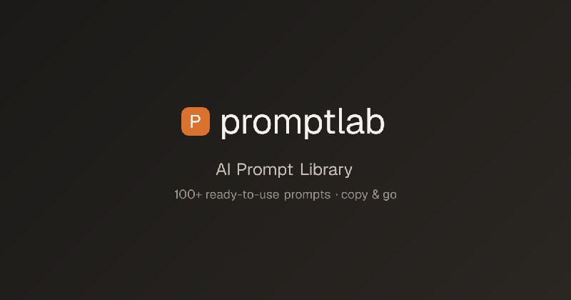 AI 提示词网站 | promptlab