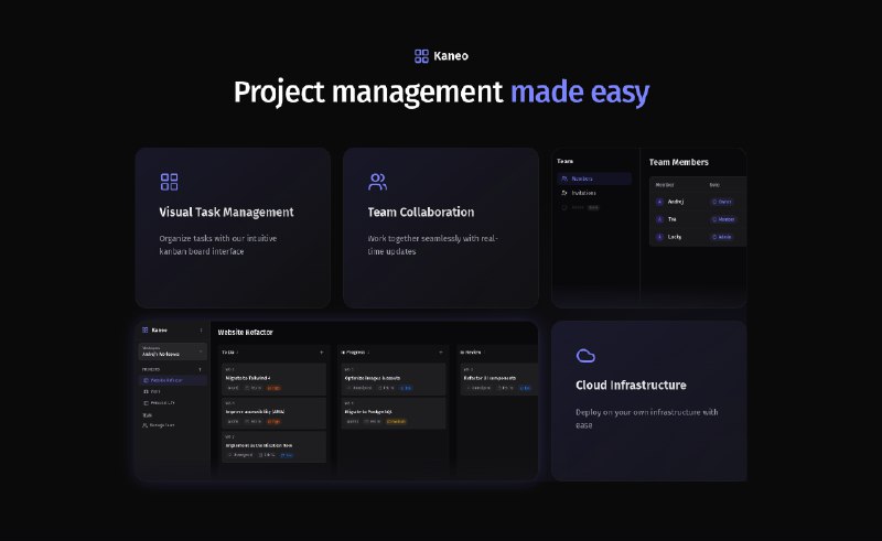 Kaneo - Project management made simple