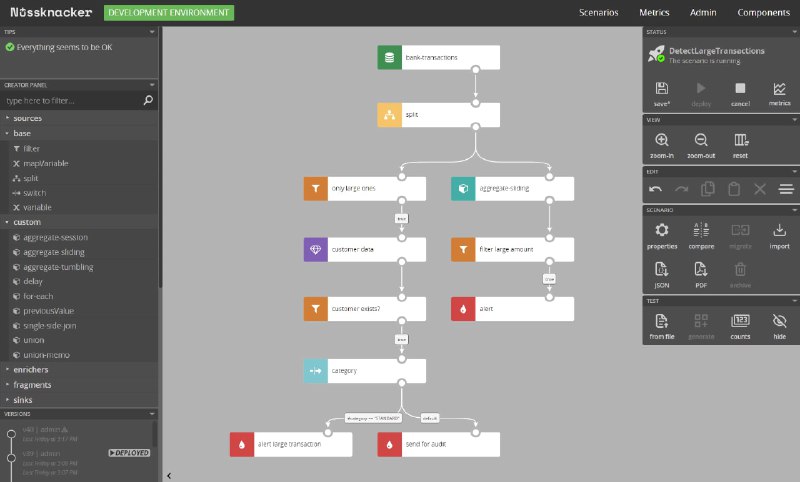 #低代码 #数据 #自动化ussknacker低代码数据自动化ussknacker允许您使用易于使用的GUI设计，部署和监控实时决策算法