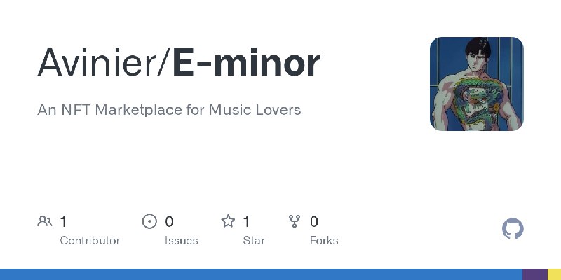 GitHub - Avinier/E-minor: An NFT Marketplace for Music Lovers