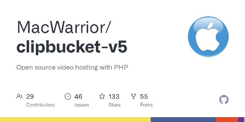 GitHub - MacWarrior/clipbucket-v5: Open source video hosting with PHP