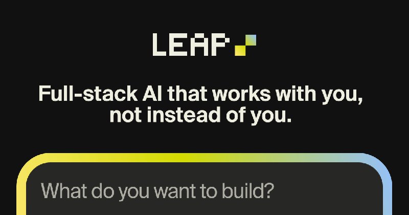 Leap - AI developer agent that builds and deploys apps to your cloud