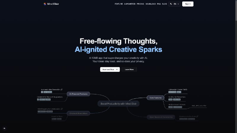 Mind Elixir App - 注重隐私的思维导图