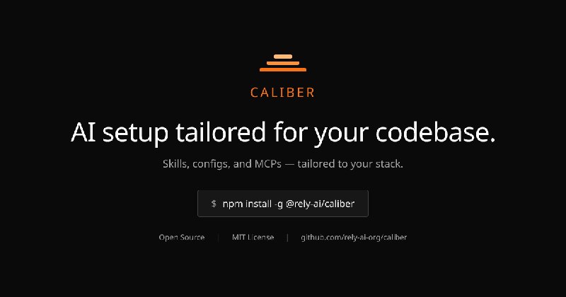 Caliber — AI setup tailored for your codebase