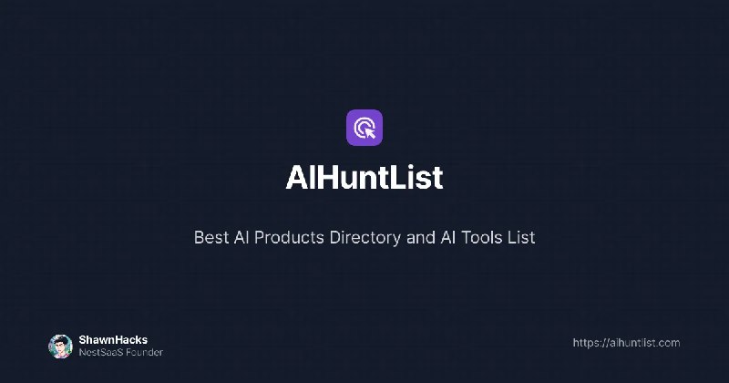 Best AI Products Directory & AI Tools List – AIHuntList.com