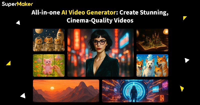SuperMaker AI: All-in-one AI Video Generator with Audio