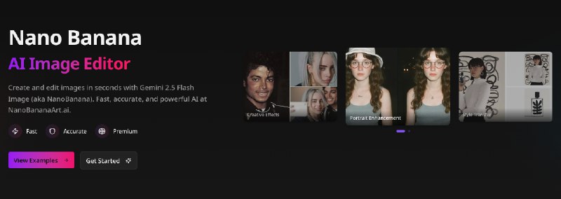 Nano Banana：在线 Nano Banana AI 图像编辑器