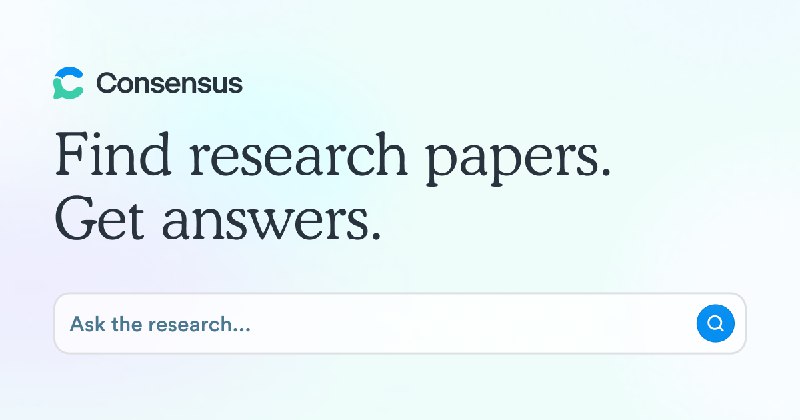 Consensus: AI for Research