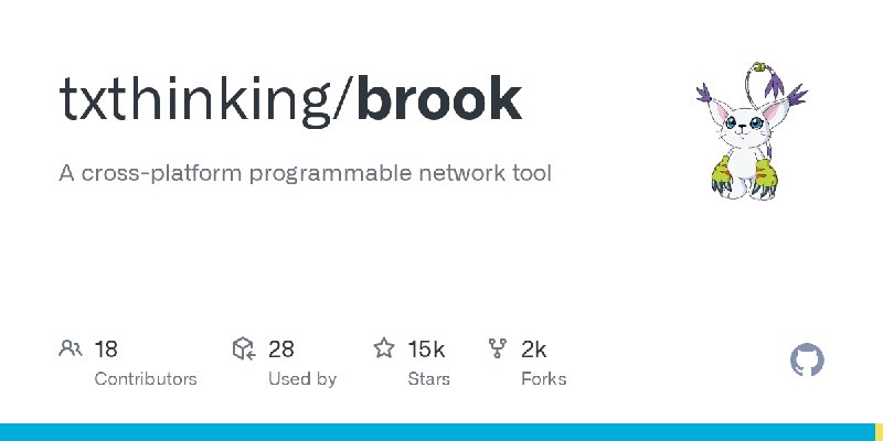 GitHub - txthinking/brook: A cross-platform programmable network tool