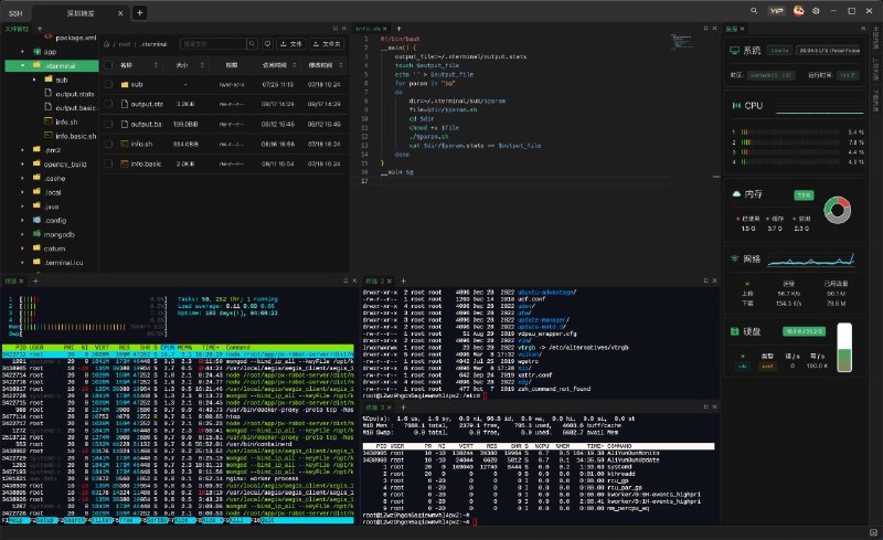 #SSH #工具 #开发Xterminal-强大的开发工具是一款SSH工具，提供直观的本地控制台，支持win、mac、linux官网访问：