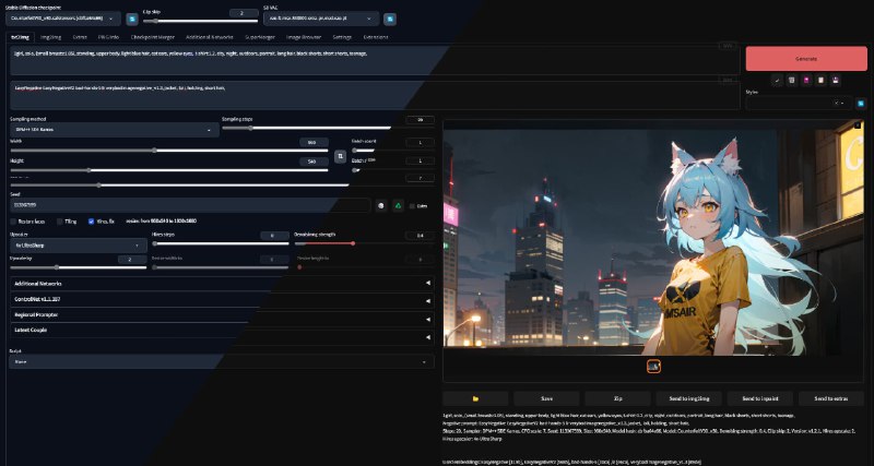 #AI #StableDiffusionStable Diffusion web UI主题-DevDark主题安装扩展（推荐）1. 打开网页用户界面2. 点击“扩展”选项卡3. 单击“从 URL 安装”小节4. 粘贴到 URL 点，然后安装