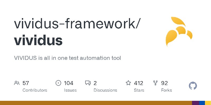 GitHub - vividus-framework/vividus: VIVIDUS is all in one test automation tool