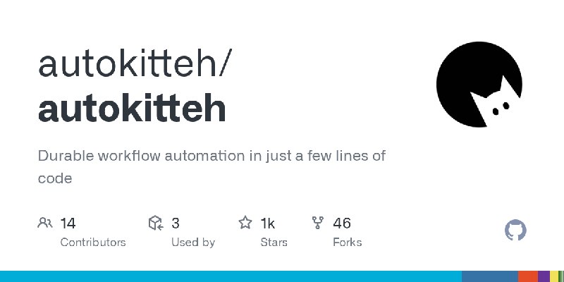 GitHub - autokitteh/autokitteh: Durable workflow automation in just a few lines of code