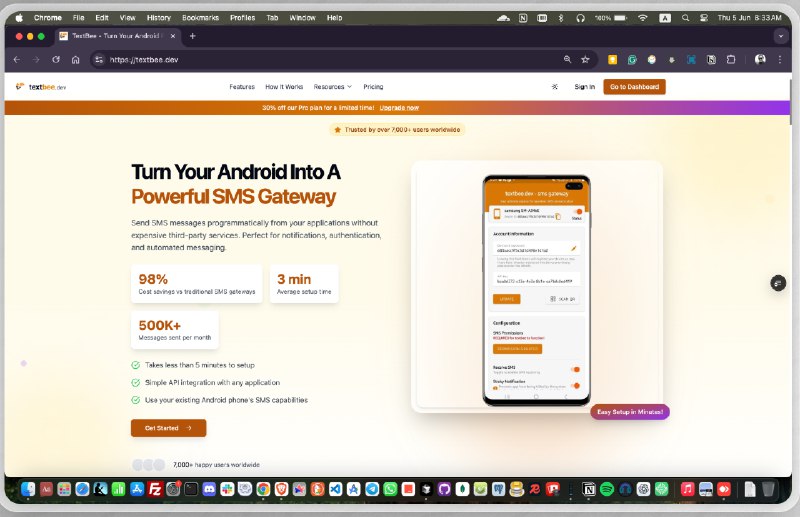 GitHub - vernu/textbee: open-source sms-gateway. turn any android phone into an sms gateway