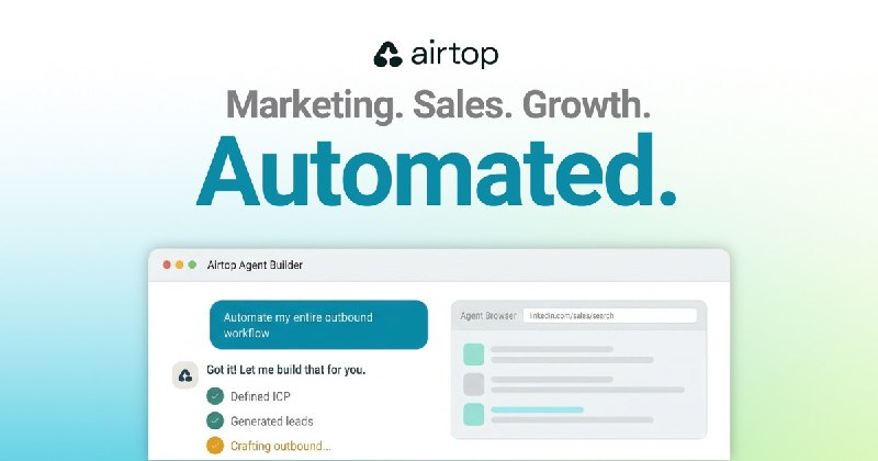 Automate Sales and Marketing Workflows in Minutes.
