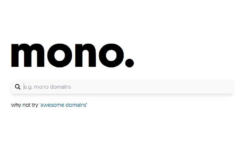 #网址 #网站国外域名搜索注册和比价通过mono你可以轻松发现哪些域名未被注册及在哪里可以最便宜的购买注册使用地址：