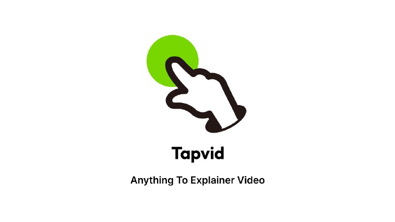 TapVid | AI Explainer Video Generator with Motion Graphics
