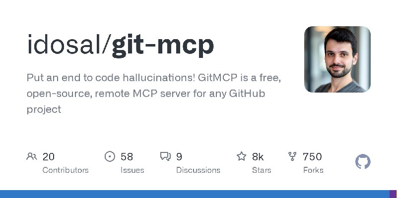 GitHub - idosal/git-mcp: Put an end to code hallucinations! GitMCP is a free, open-source, remote MCP server for any GitHub project