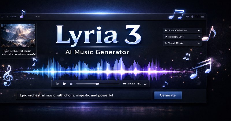 Lyria 3 - Free AI Music Generator | Lyria AI Song Maker Online