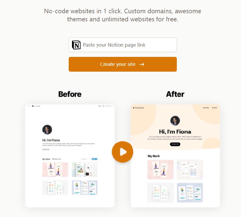 Turn your Notion page into website for free 无代码转换Notion为网站 #Notion #Nocode #free  [popsy.co] [twitter.com] [pbs.twimg.com]Turn your Notion page into website for free无代码转换Notion为网站#Notion #Nocode #free