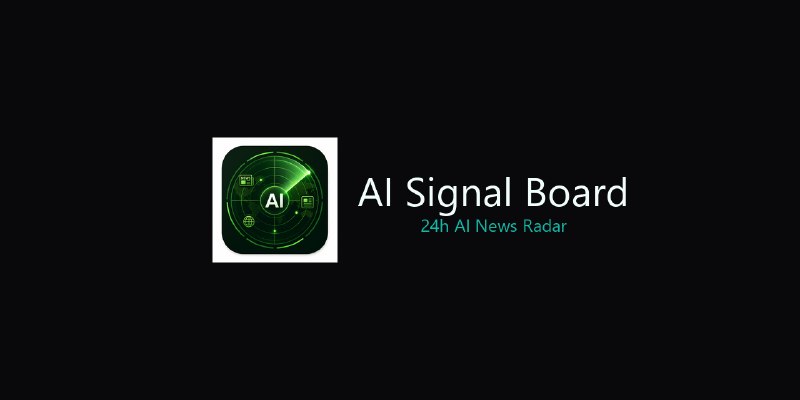 AI Signal Board — debpalash/VoiceStudio