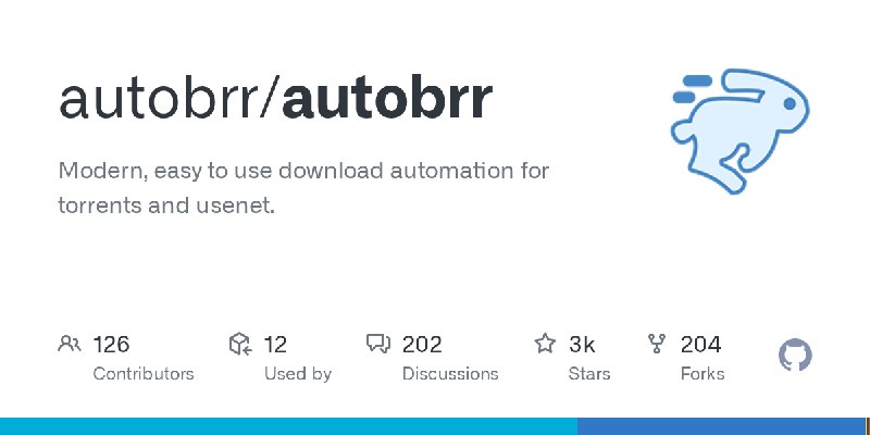 GitHub - autobrr/autobrr: Modern, easy to use download automation for torrents and usenet.