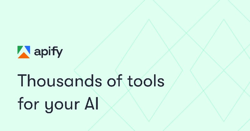 Apify: Marketplace of ready-to-run tools for AI